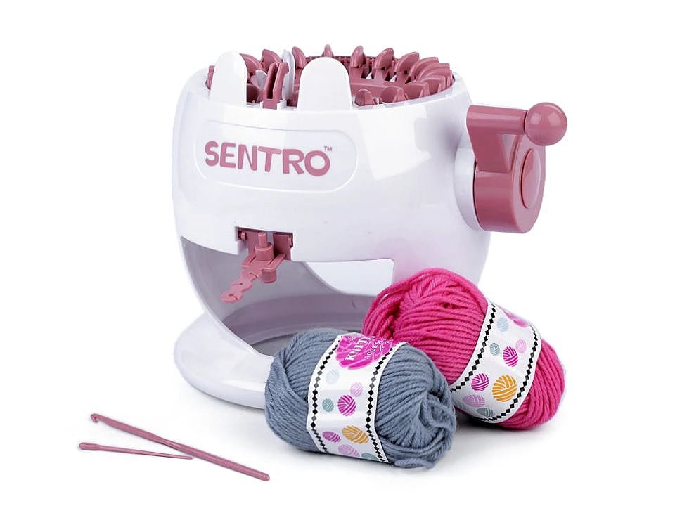 Image of the Sentro knitting machine – available at Šarlotes audumi