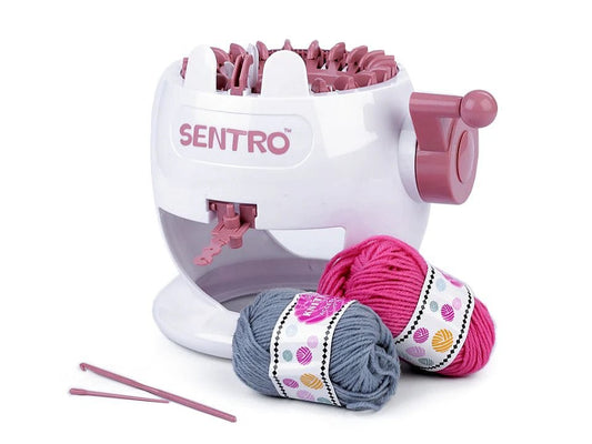 Image of the Sentro knitting machine – available at Šarlotes audumi
