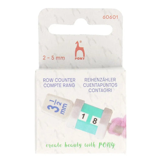 Image of Pony Row Counter knitting stitch counter – available at Šarlotes audumi