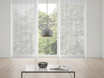 Curtain fabric with lead thread | 276 cm wide | linen imitation