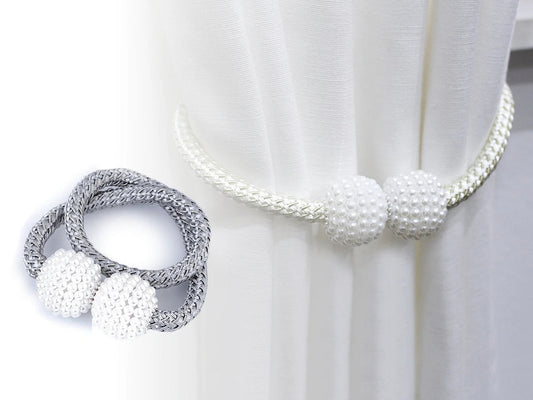Curtain holders with magnets (set of 2 pcs)|various shades – available at Charlotte’s fabrics