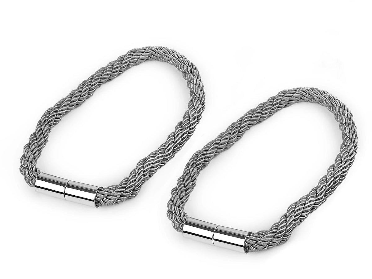 Image of magnetic curtain tiebacks (set of 2) – available online at Šarlotes audumi
