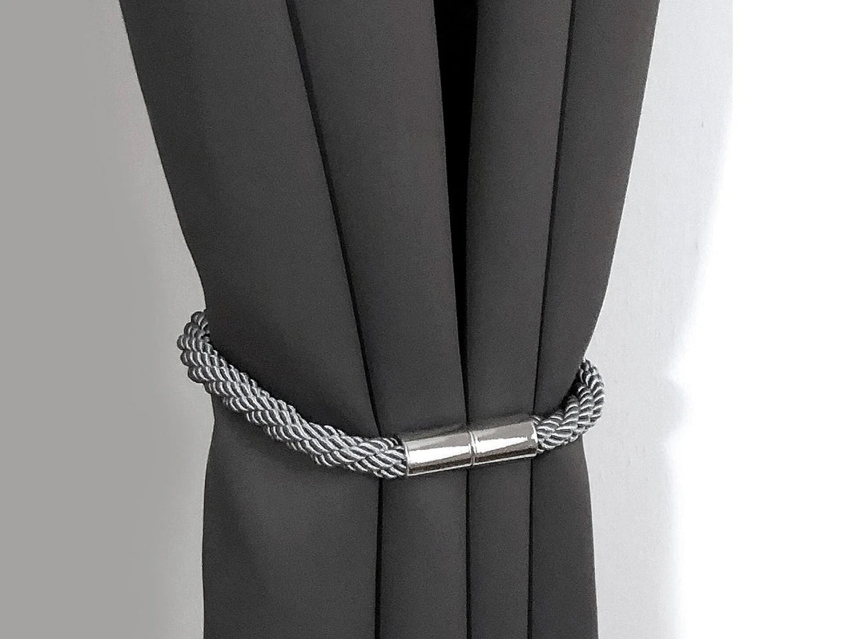 Image of magnetic curtain tiebacks (set of 2) – available online at Šarlotes audumi