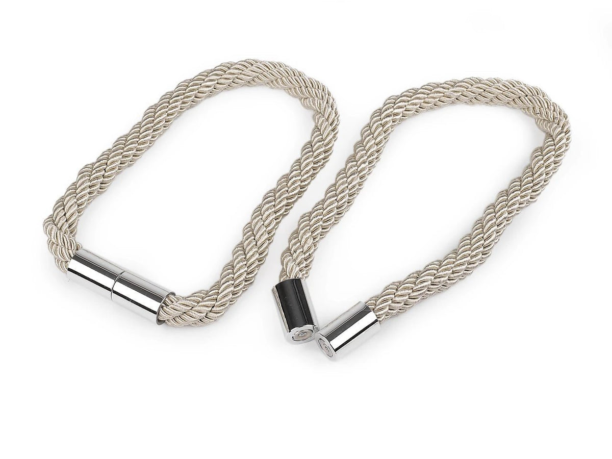 Image of magnetic curtain tiebacks (set of 2) – available online at Šarlotes audumi
