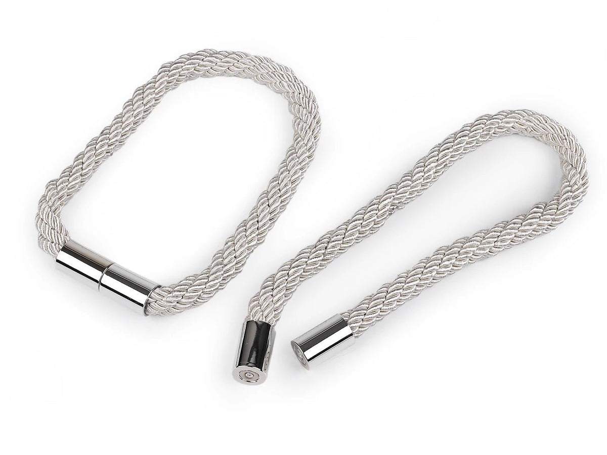 Image of magnetic curtain tiebacks (set of 2) – available online at Šarlotes audumi