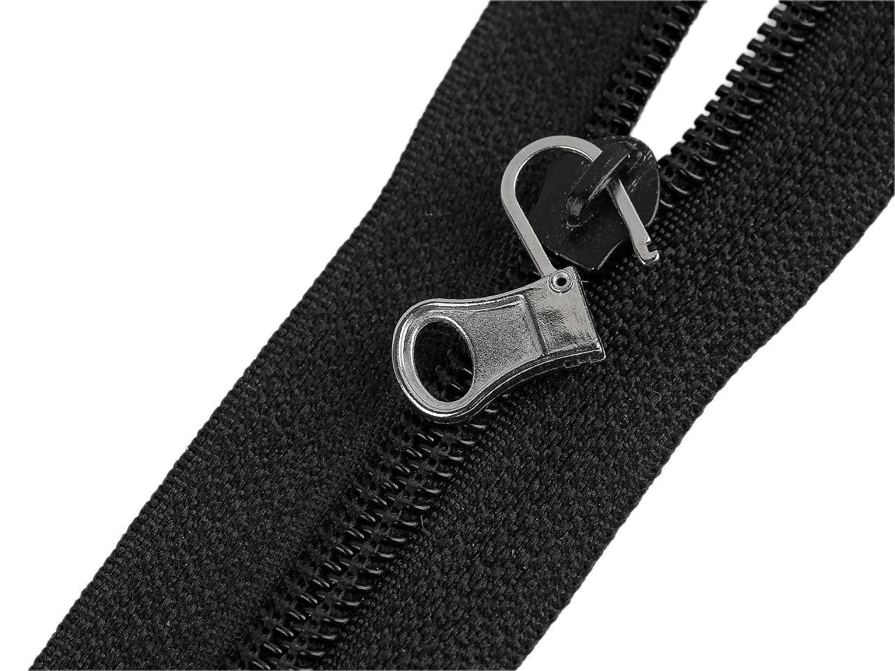 Tirette de fermeture éclair métallique ouvrante pour réparation – 10 × 27 mm – en ligne chez Šarlotes audumi