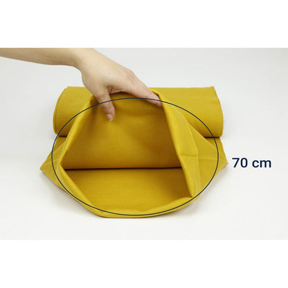 Bord de finition en tissu | manchette - jaune 270 g/m²