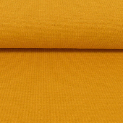 Fabric finishing edge | cuff - dark yellow 240 g/m²
