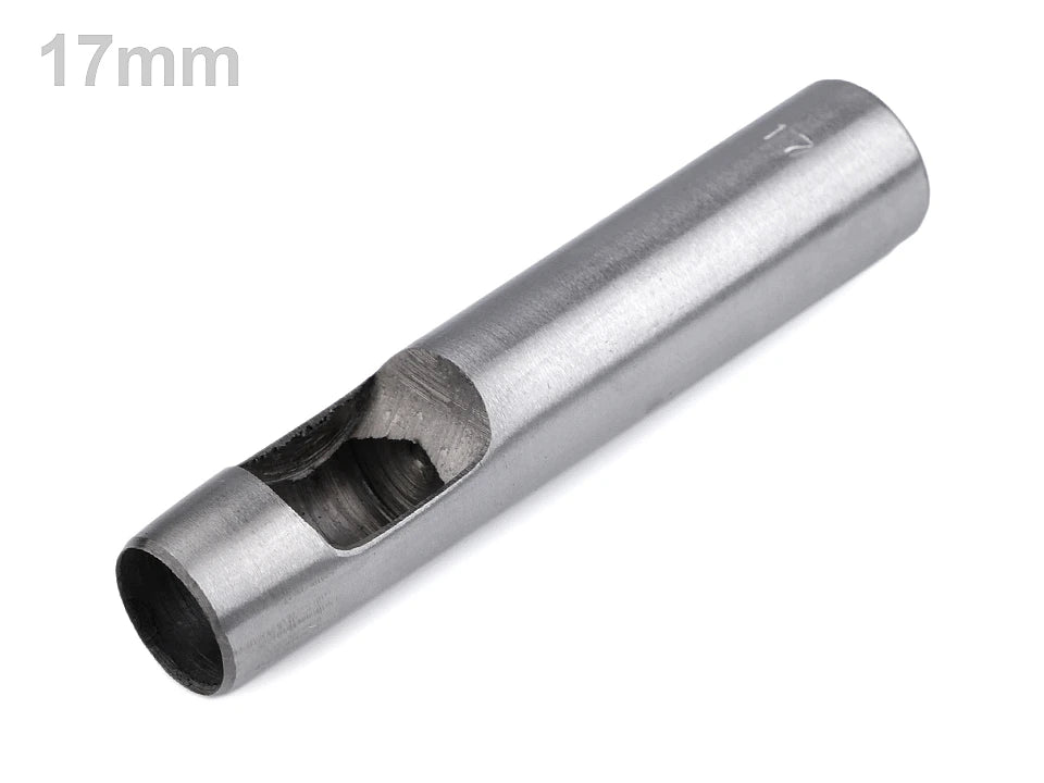 Image of fabric and leather punch Ø14; 17; 18; 19; 20; 22 mm – available at Šarlotes audumi