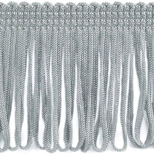 Attēls ar Bārkstis 8 cm plata - sudraba – pieejams Šarlotes audumi