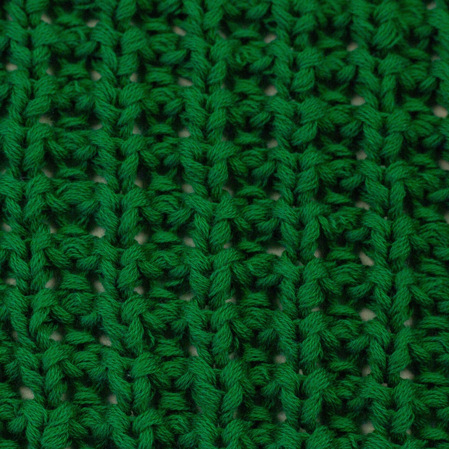Image avec tricot épais 100 % coton - vert 615 g/m² – disponible chez Šarlotes audumi