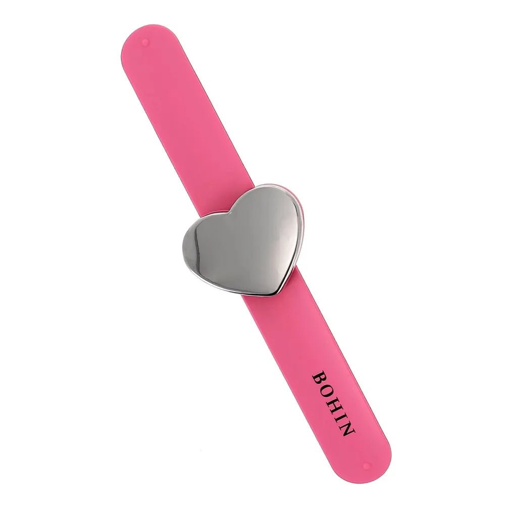 Image of BOHIN magnetic bracelet for needles and pins – pink – available online at Šarlotes audumi