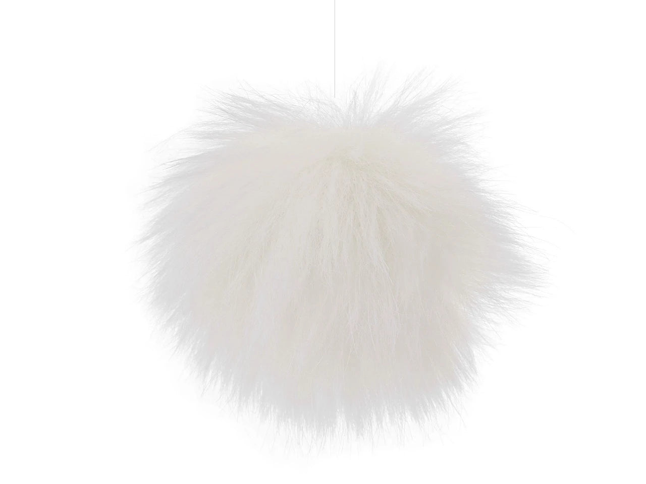Image of pom-poms for hats with loop Ø8 cm|in assorted shades – available at Šarlotes audumi