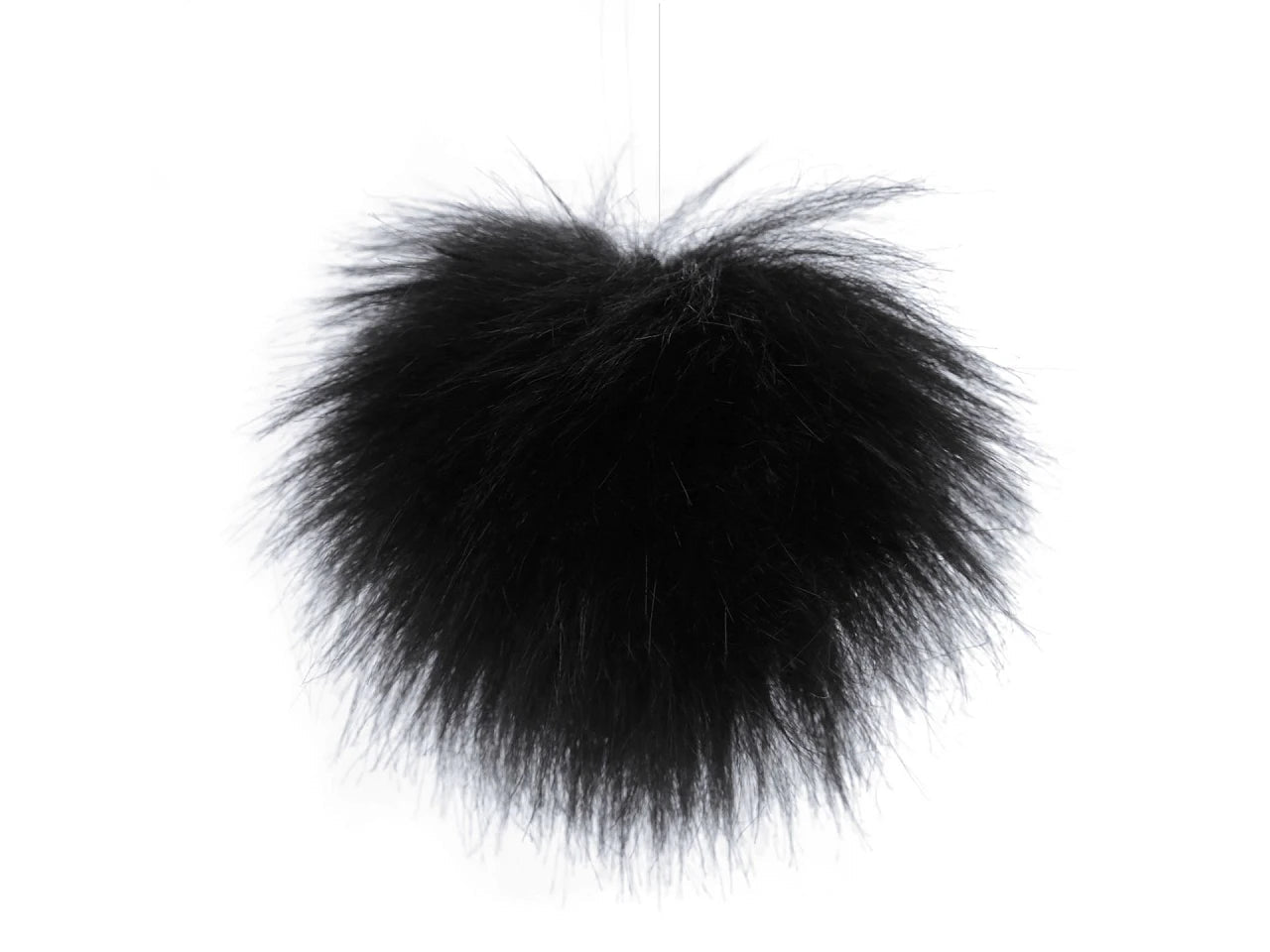Image of pom-poms for hats with loop Ø8 cm|assorted shades – available at Šarlotes audumi
