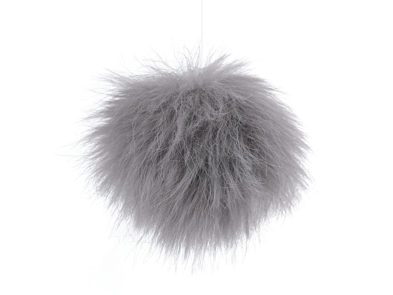 Image of pom-poms for hats with a loop Ø8 cm|various shades – available at Šarlotes audumi