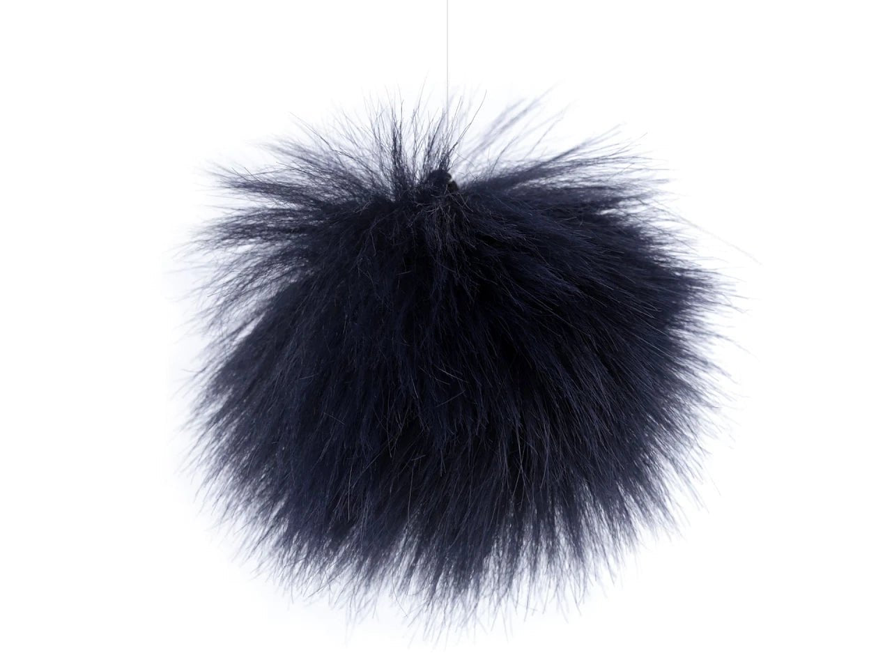 Image of pom-poms for hats with loop Ø8 cm|in various shades – available at Šarlotes audumi