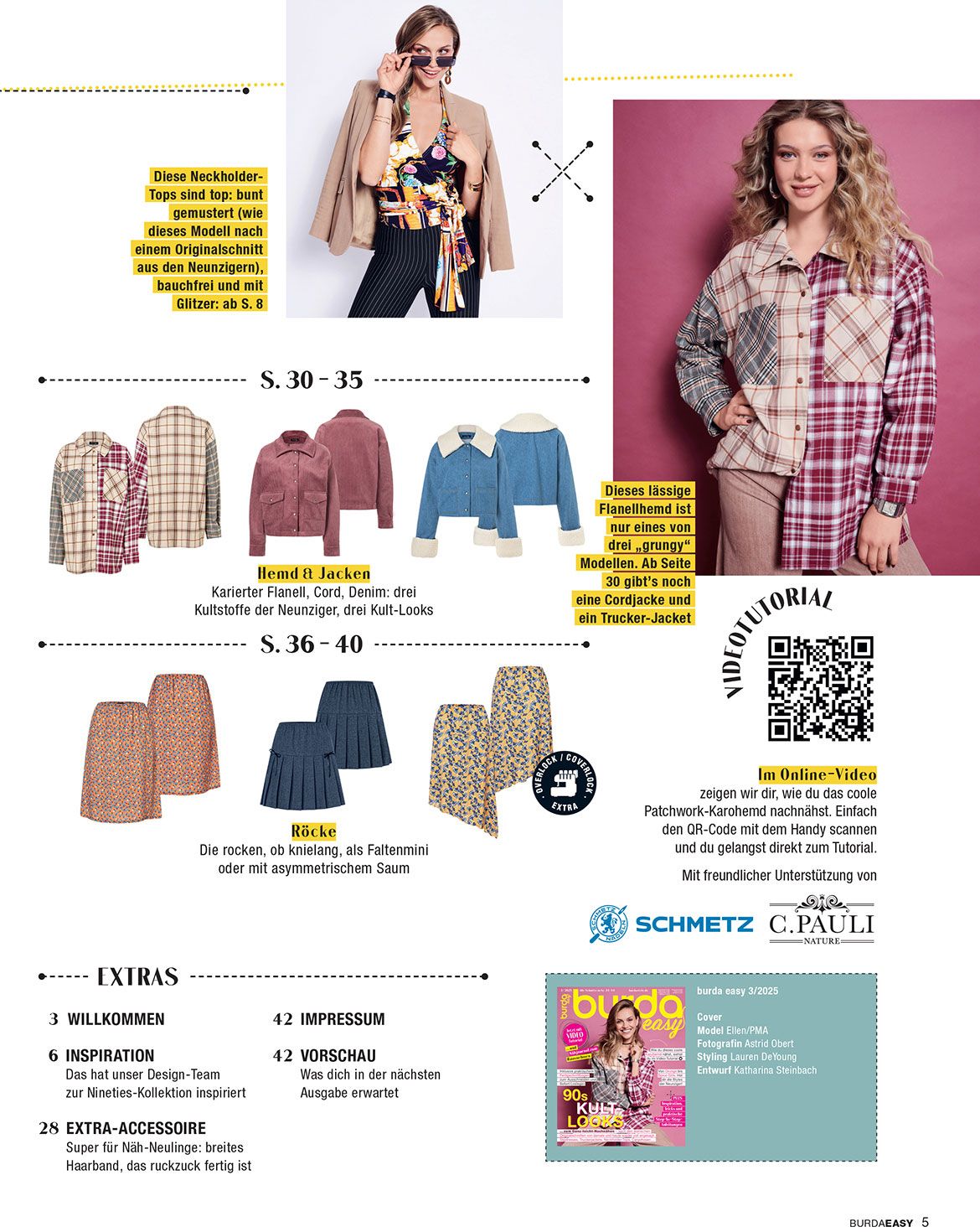 Image with Burda Easy 03/2025 - DE – available at Charlotte’s Fabrics