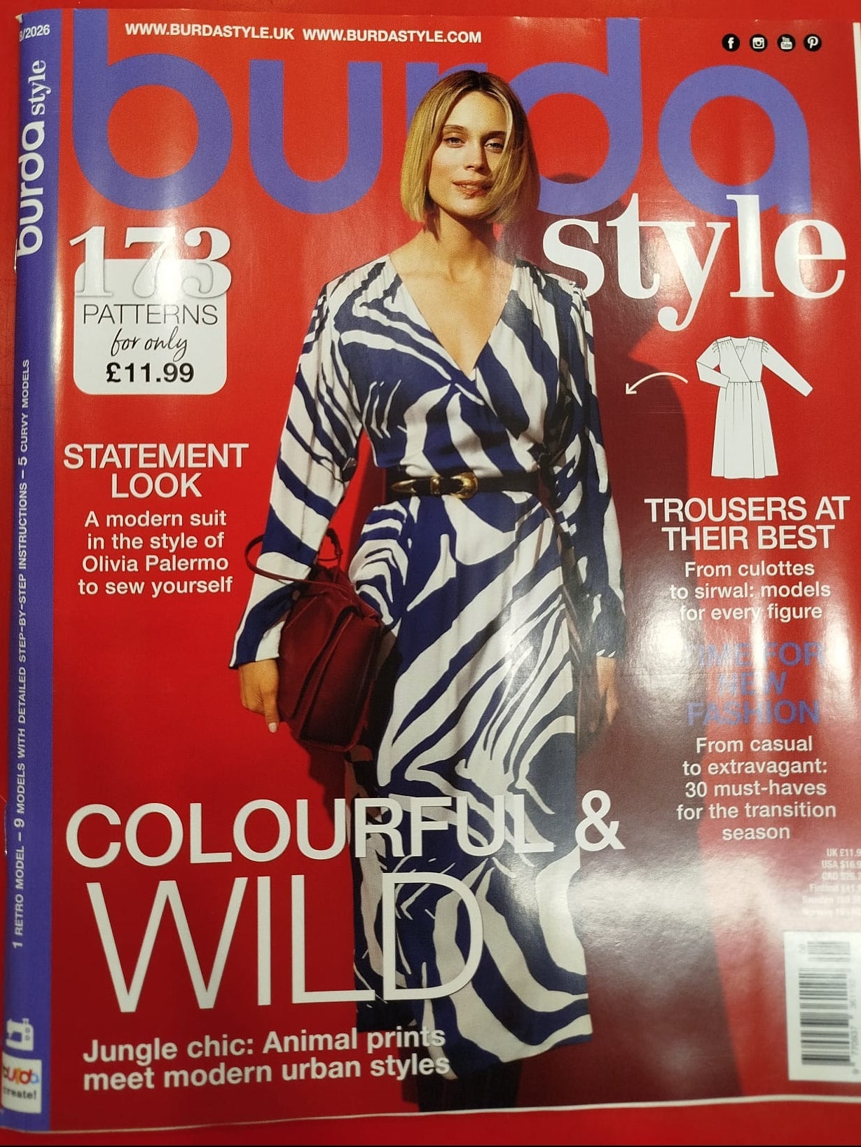 Bild von Burda Style 08/2026-ENG – online erhältlich bei Šarlotes audumi
