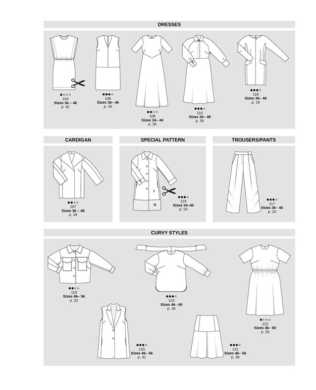 Burda Style September 2026 issue ENG image available online at Charlotte Fabrics