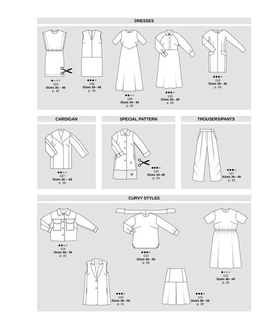 Burda Style September 2026 issue ENG image available online at Charlotte Fabrics
