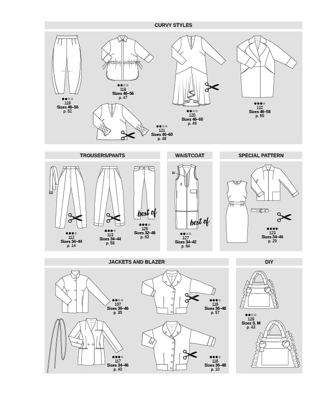 Image of Burda Style magazine – October 2026 | 181 patterns – available online at Charlotte's Fabrics