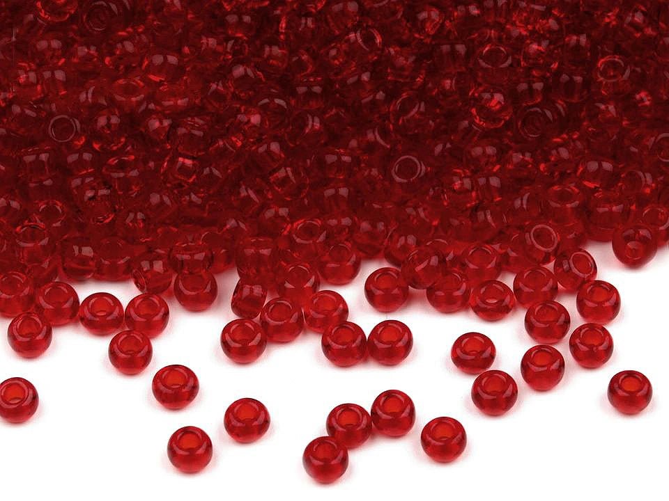 Attēls ar Čehu stikla pērlītes Preciosa 4.5 mm 20 g | dažādu toņu – pieejams Šarlotes audumi