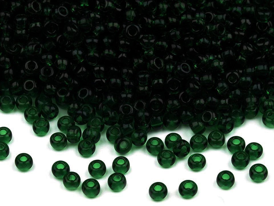 Attēls ar Čehu stikla pērlītes Preciosa 4.5 mm 20 g | dažādu toņu – pieejams Šarlotes audumi