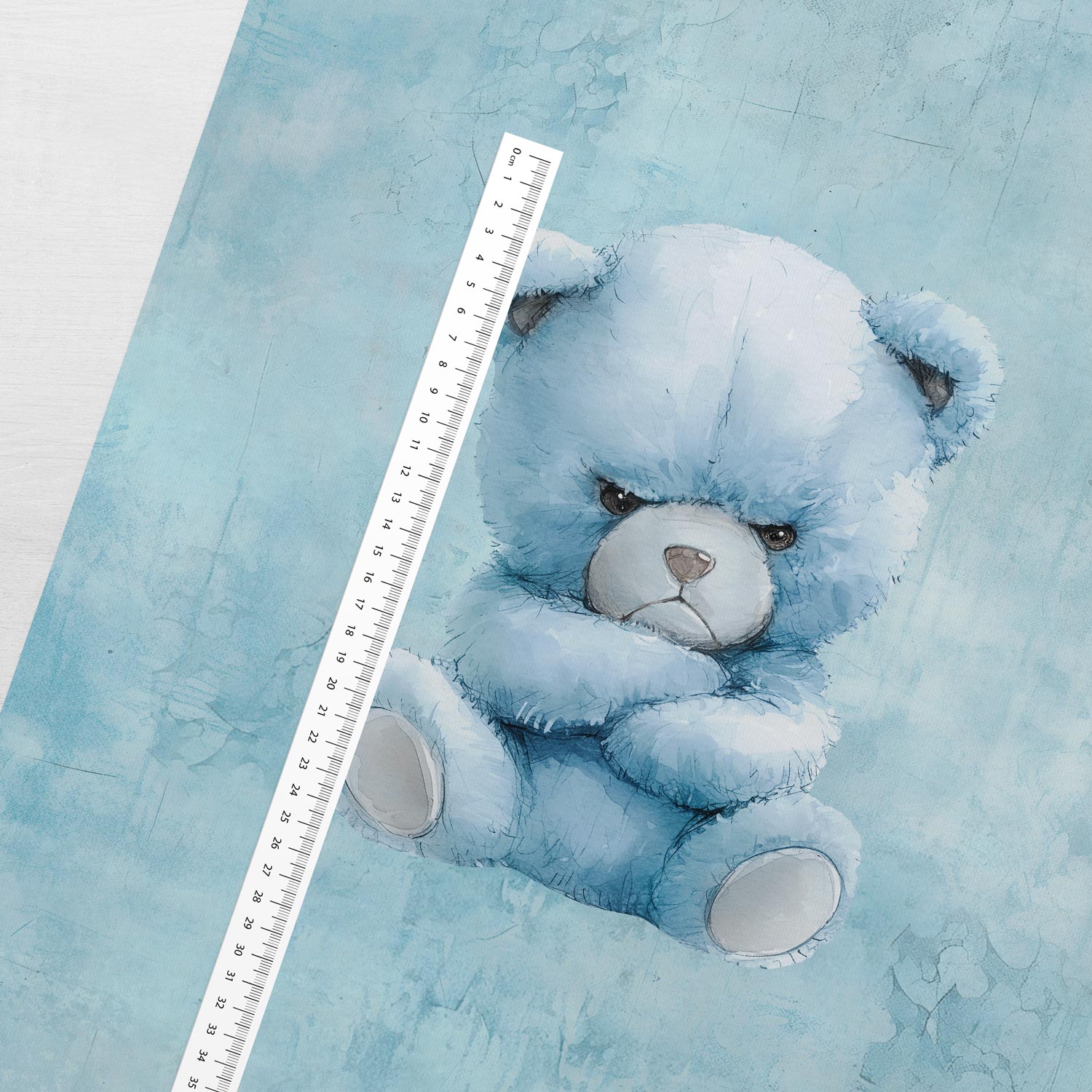 Image with knitted loop panel 40x50 cm - little rebel 250 g/m² – available at Šarlotes audumi
