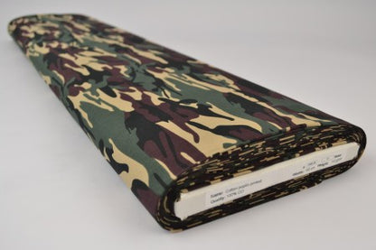 Camouflage poplin