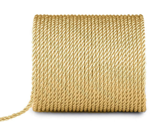 Attēls ar Dekoratīva aukla ar lureksu Ø3 mm – pieejams Šarlotes audumi