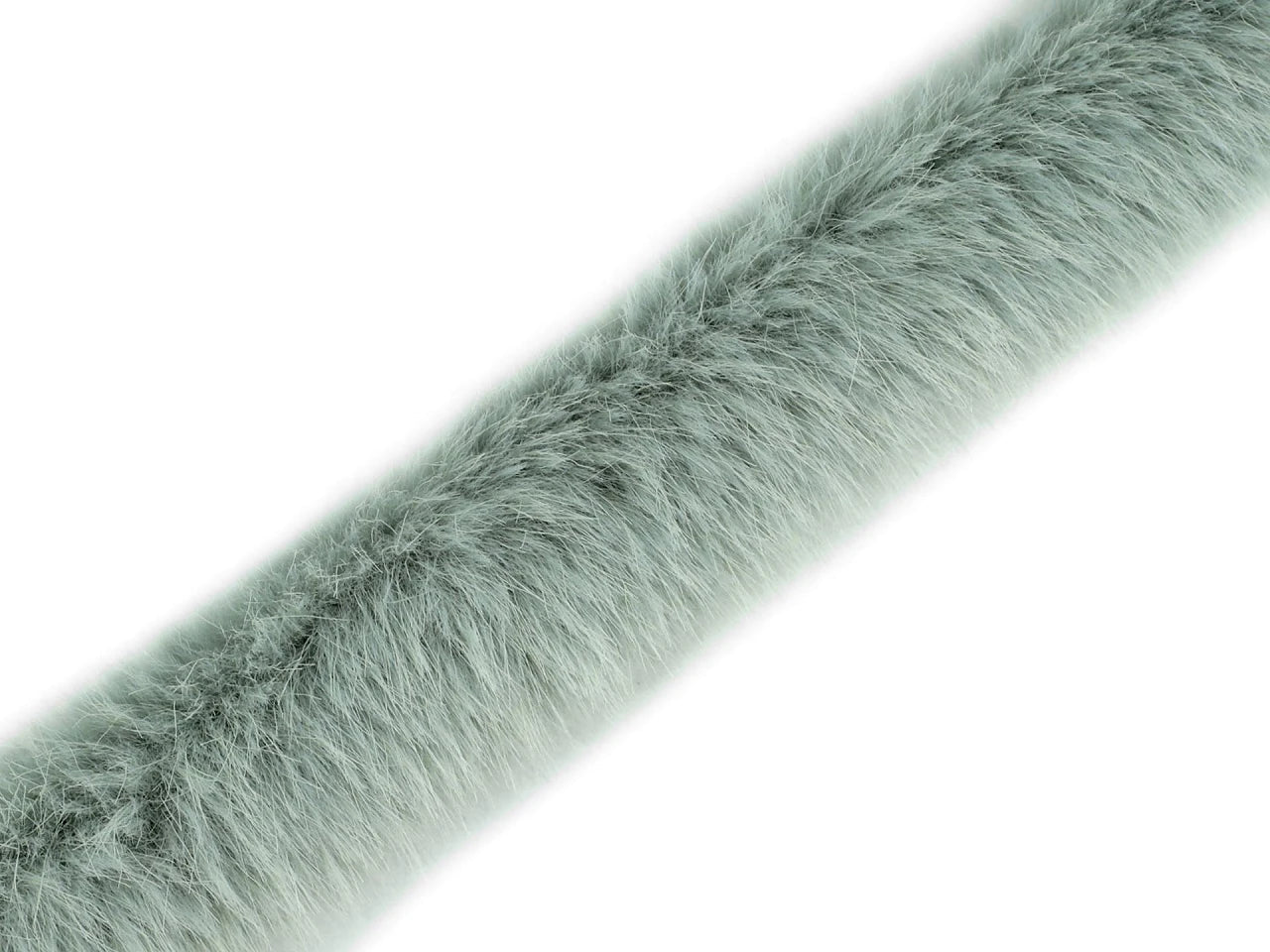 Decorative faux fur ribbon (sew-on) | 3 cm x1 m – available at Šarlotes audumi