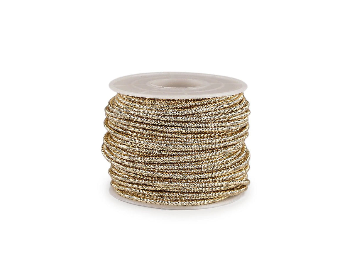Image of Decorative lurex wire Ø2 mm – available online at Šarlotes audumi