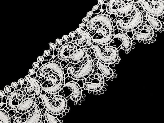 Image avec dentelle décorative 65 mm, blanc cassé / Off White – disponible en ligne chez Šarlotes audumi
