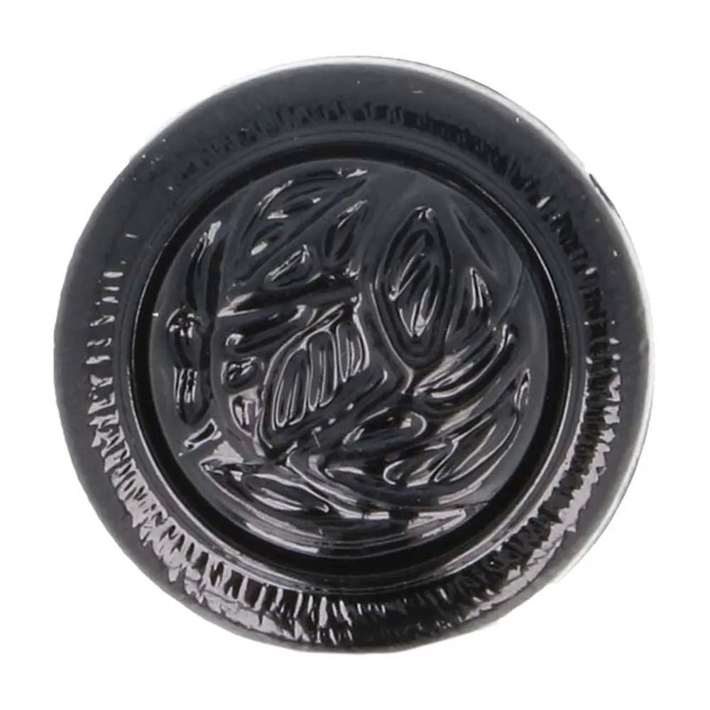 Image de bouton décoratif avec motif cœur - noir – disponible en ligne chez Šarlotes audumi