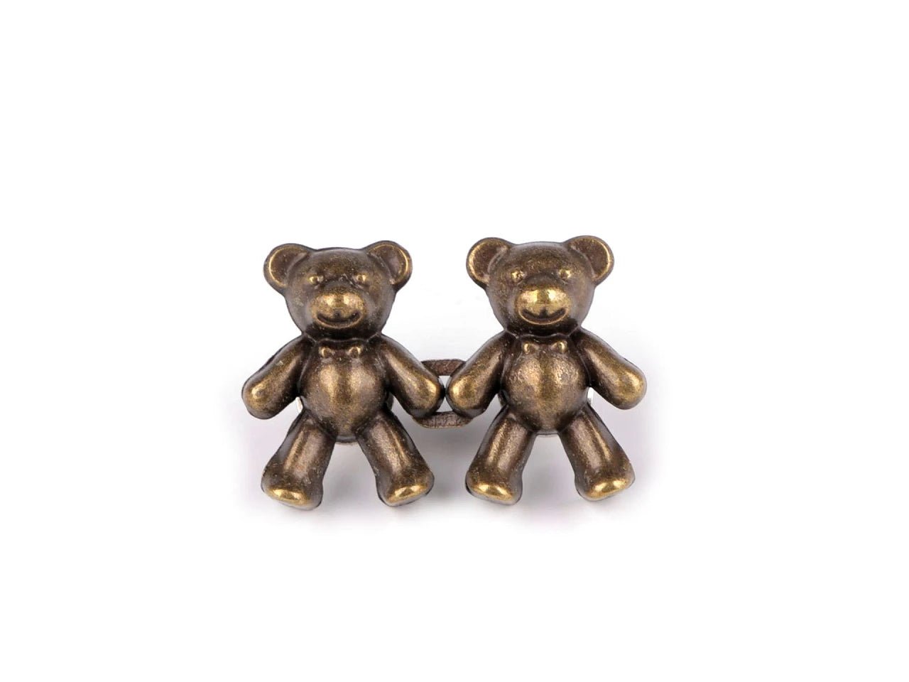 Image of Decorative buckle – bear design 20×40 mm – available at Šarlotes audumi