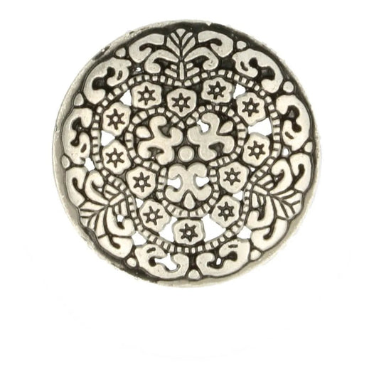 Image of decorative shank buttons - gold 22.5 mm – available at Šarlotes audumi