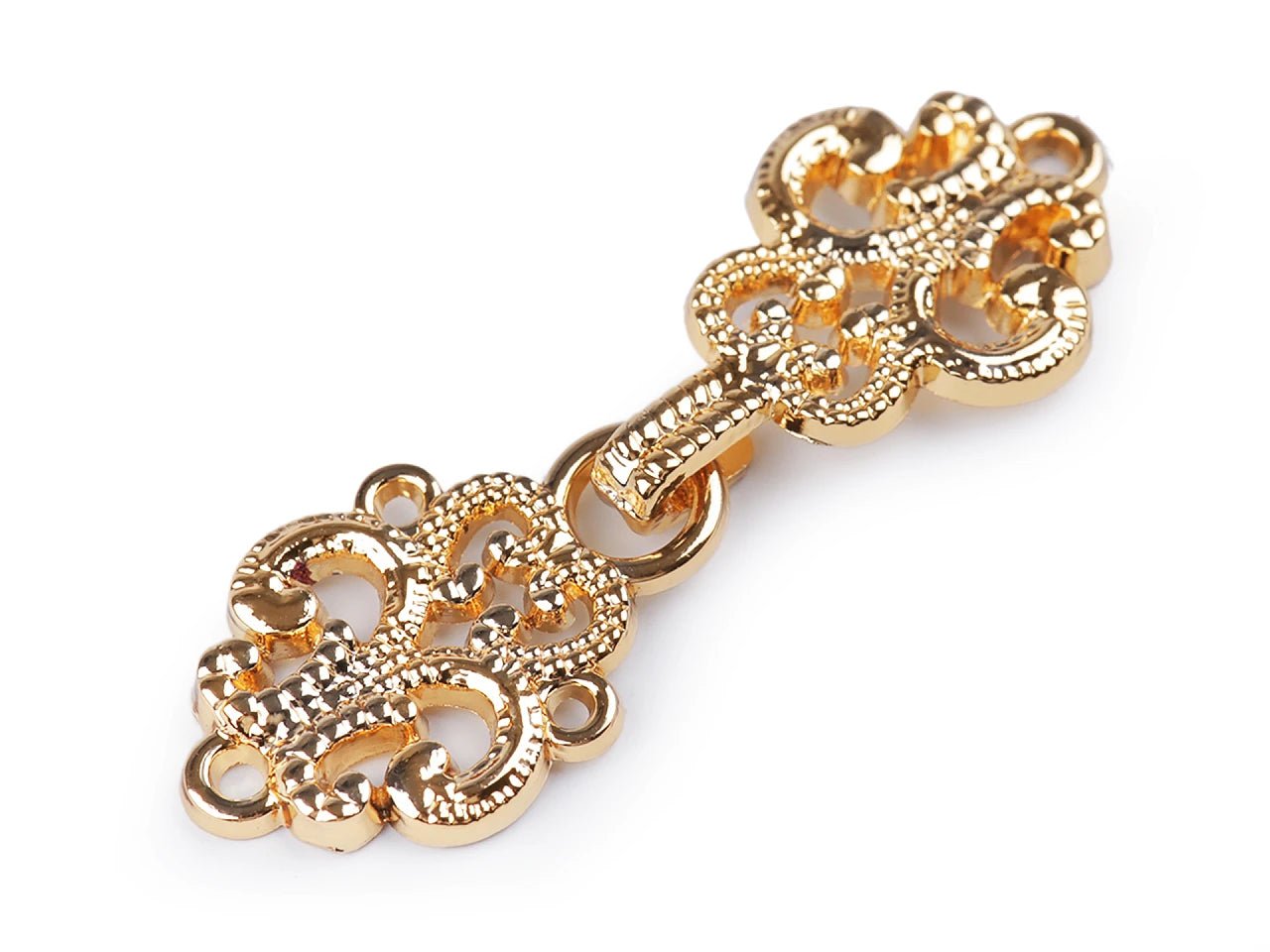 Image with Decorative fastening hook for clothing|various shades – available at Charlotte Fabrics