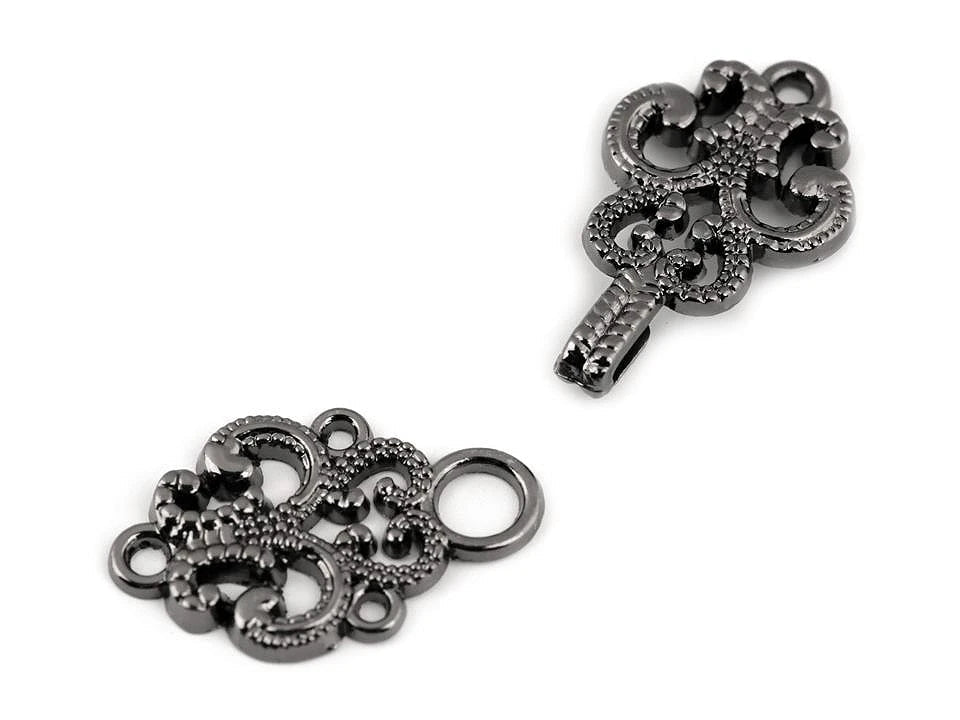 Image with decorative fastening hook for clothing|available in various shades – Šarlotes audumi