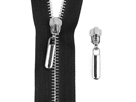 Image with Decorative slider, ball for metal zipper No. 5 – available at Šarlotes audumi