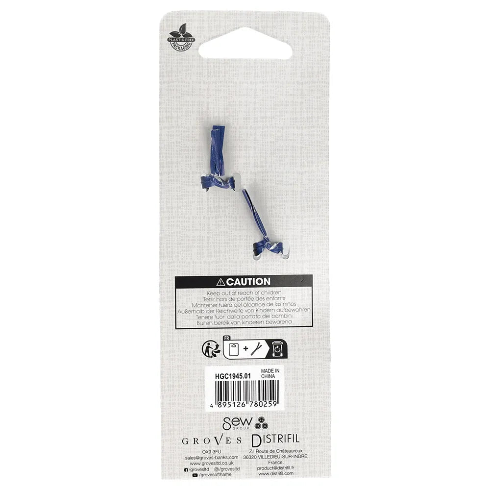 Image of thread scissors with floral pattern, blue, 10 cm Hobby Gift – available at Šarlotes audumi