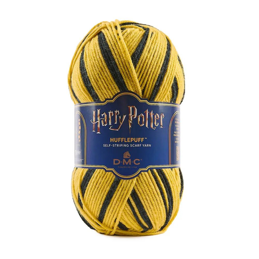 Image of DMC Harry Potter Magic yarn, 300 g / 410 m – self-striping yarn in Hogwarts house colors – available online at Charlotte's Fabrics