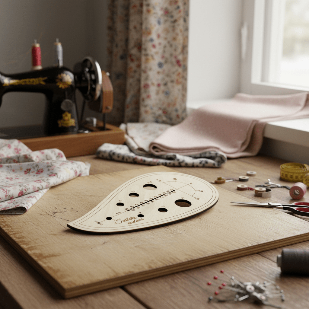 Image with tailor’s ruler | curved pattern ruler A - 2 – available at Charlotte’s Fabrics
