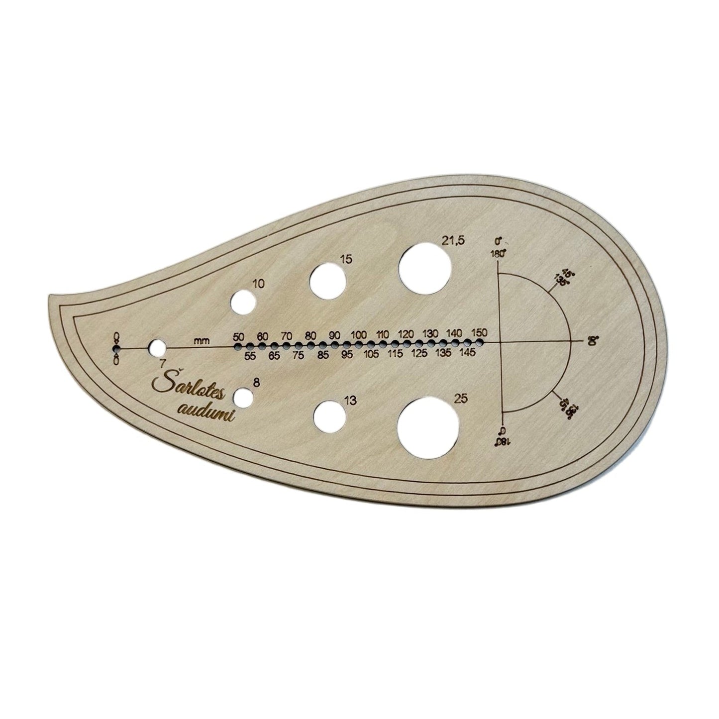 Image with tailor’s ruler | curved pattern ruler A - 2 – available at Charlotte’s Fabrics