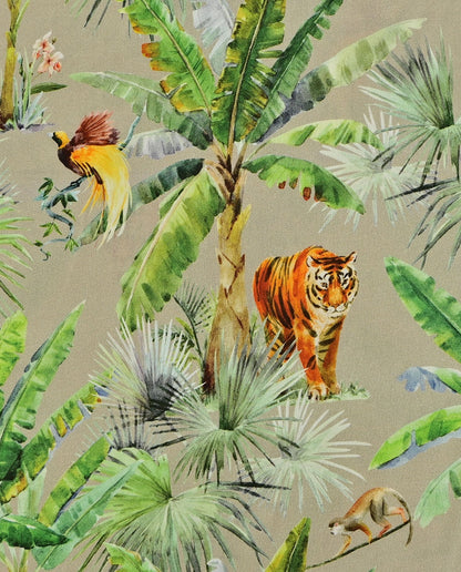 100 % tissu en viscose - paradis tropical