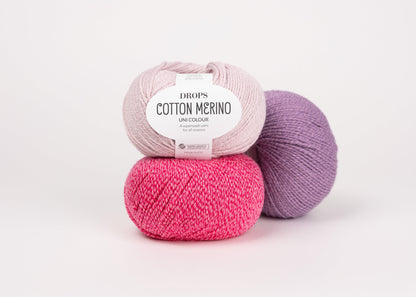 Image of DROPS Cotton Merino yarn – 50 g / 110 m – available at Šarlotes audumi