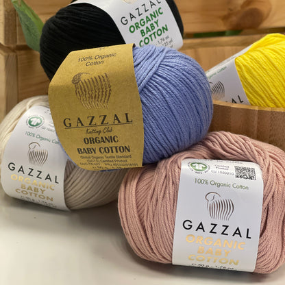 Fil GAZZAL ORGANIC BABY COTTON - 115m 50g