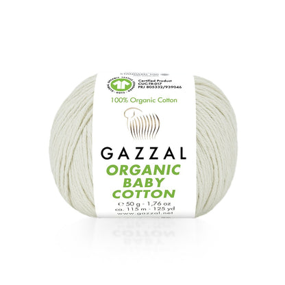 Yarn GAZZAL ORGANIC BABY COTTON - 115 m 50 g