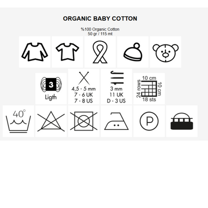 alt
Fil GAZZAL ORGANIC BABY COTTON - 115m 50g