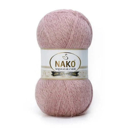 Yarn NAKO ANGORA LUKS SIMLI with shimmer - 550m 100g