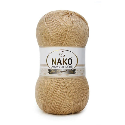 Yarn NAKO ANGORA LUKS SIMLI with shimmer - 550m 100g
